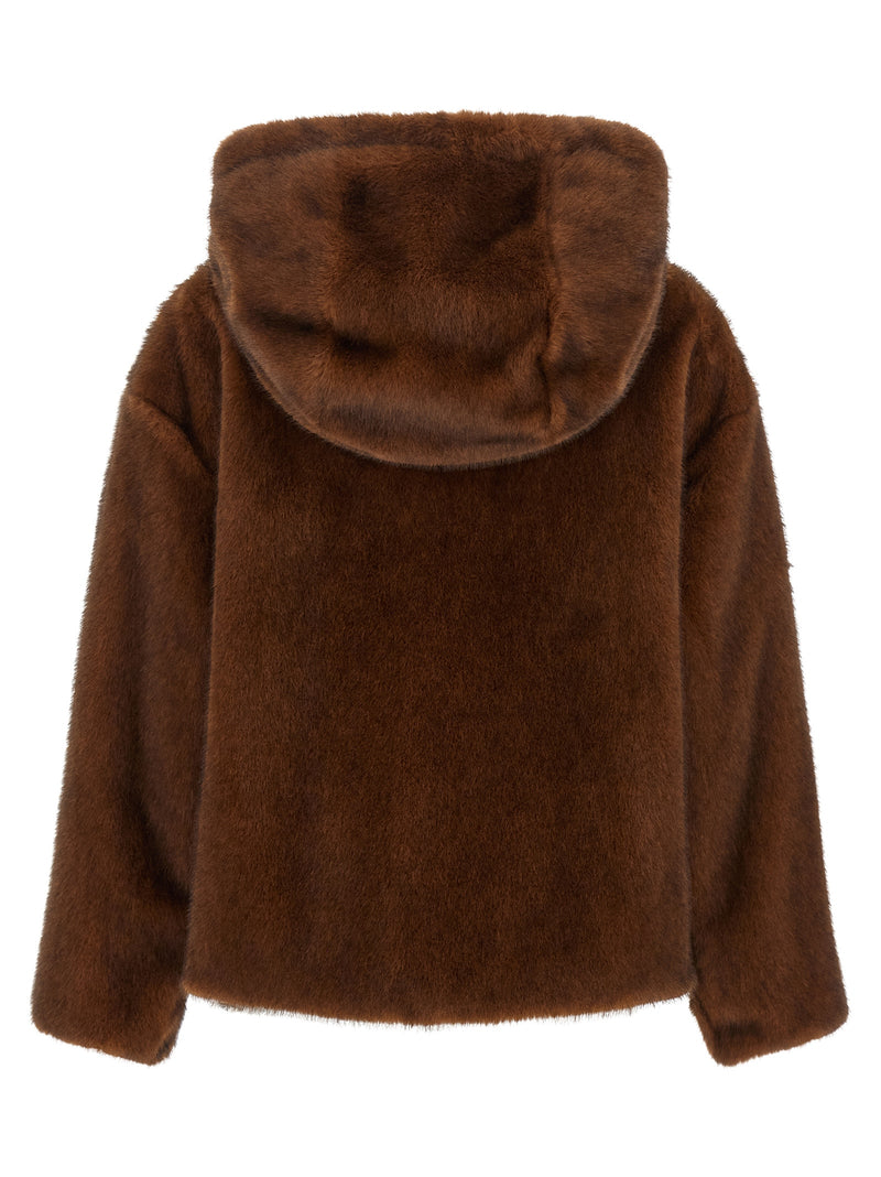 Herno Brown Polyester Bomber