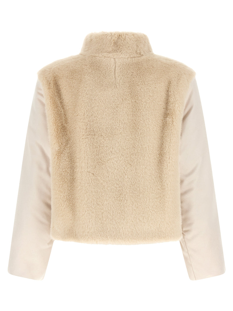 Herno Beige Polyester Full-Length Jacket