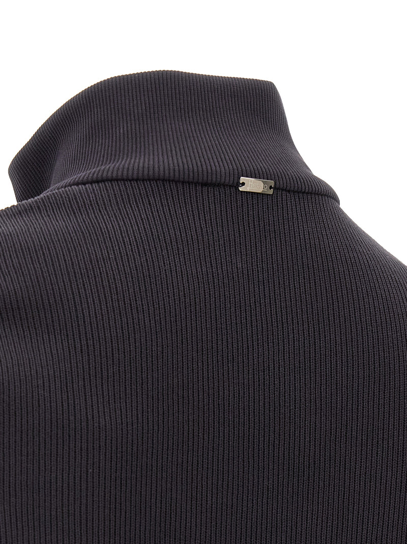 Herno Blue Cotton Jacket