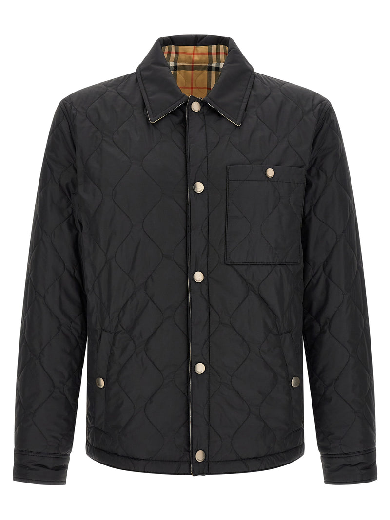 Burberry Black Polyamide Full-Length Jacket