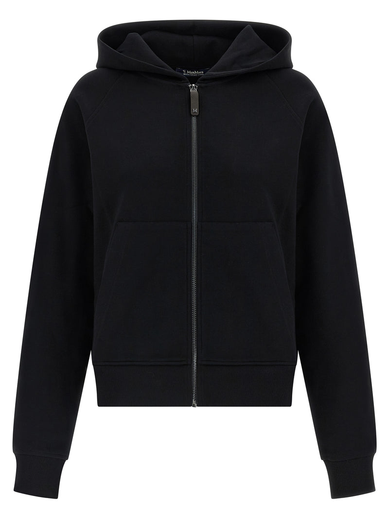 'S Max Mara Black Cotton Sweatshirt