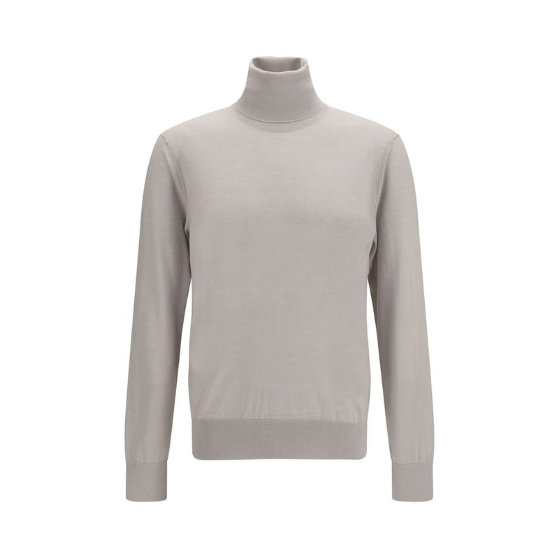 Dolce & Gabbana Beige Cashmere Turtleneck