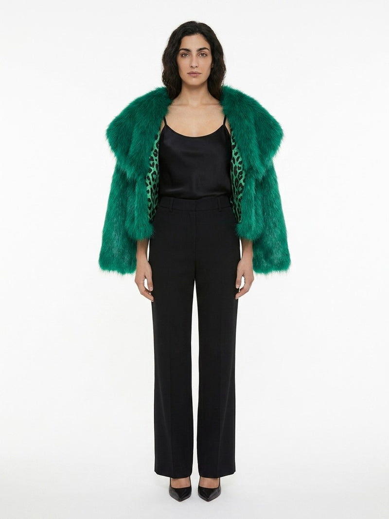 Dolce & Gabbana Green MicroModal Coat