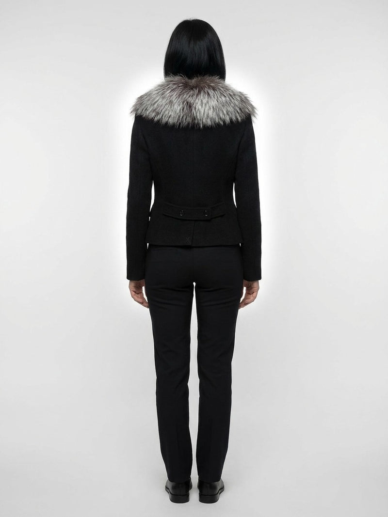 Dolce & Gabbana Black Virgin Wool Jacket
