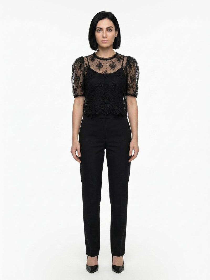 Dolce & Gabbana Black Nylon T-Shirt