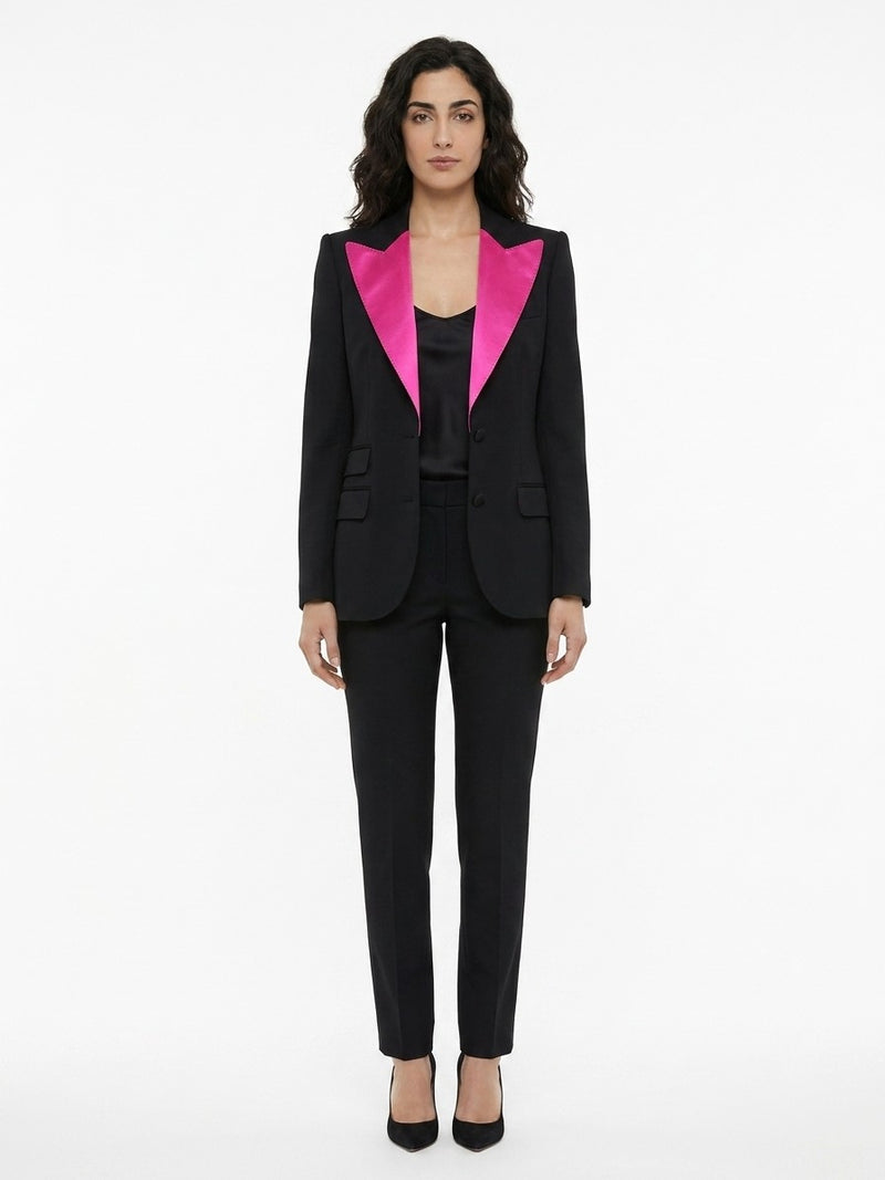 Dolce & Gabbana Black Elastane Jacket