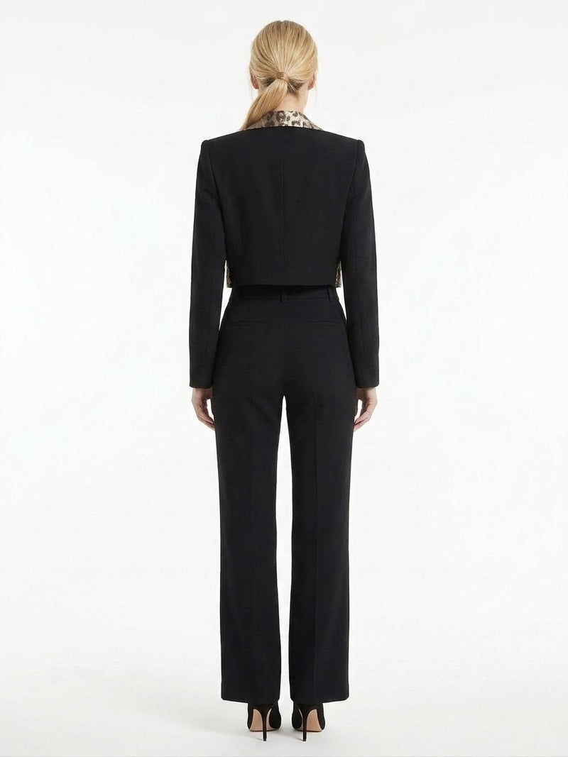 Dolce & Gabbana Black Elastane Jacket