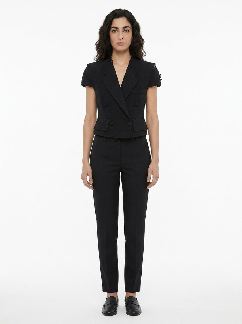 Dolce & Gabbana Black Elastane Jacket