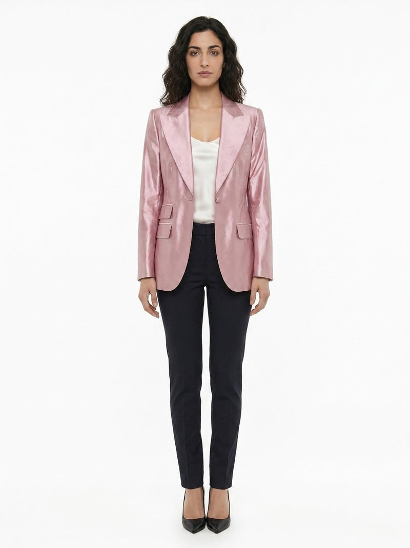 Dolce & Gabbana Pink Silk Jacket
