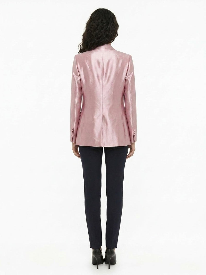 Dolce & Gabbana Pink Silk Jacket