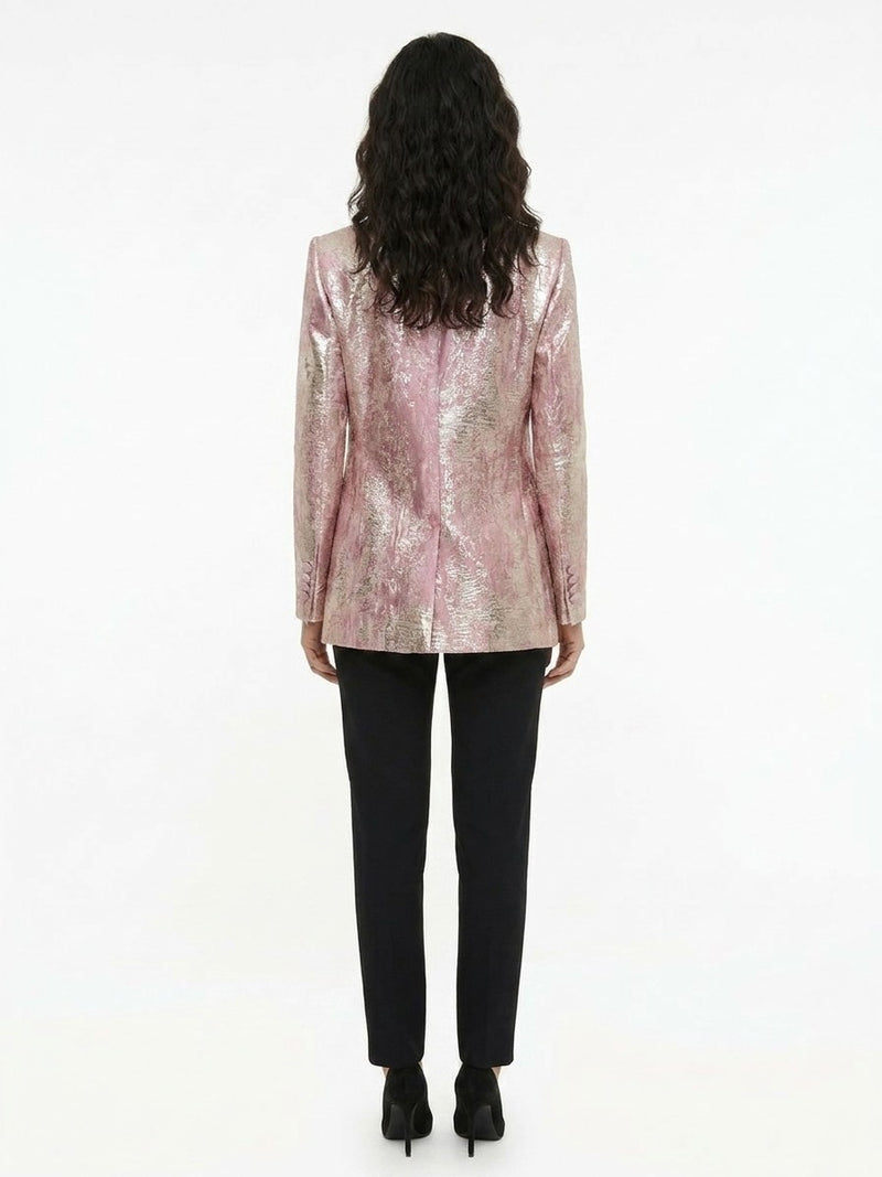 Dolce & Gabbana Pink Polyester Jacket