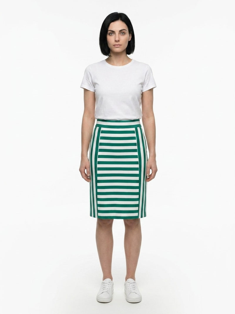 Dolce & Gabbana Bicolor Cotton Mini Skirt