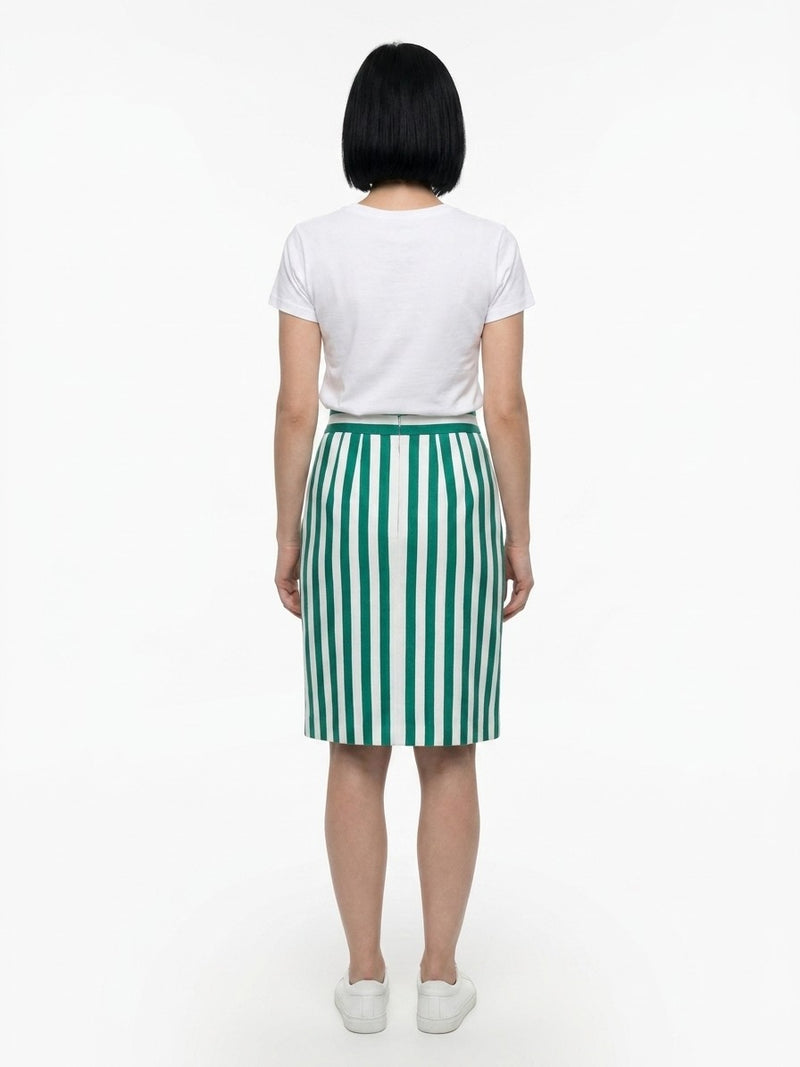 Dolce & Gabbana Bicolor Cotton Mini Skirt