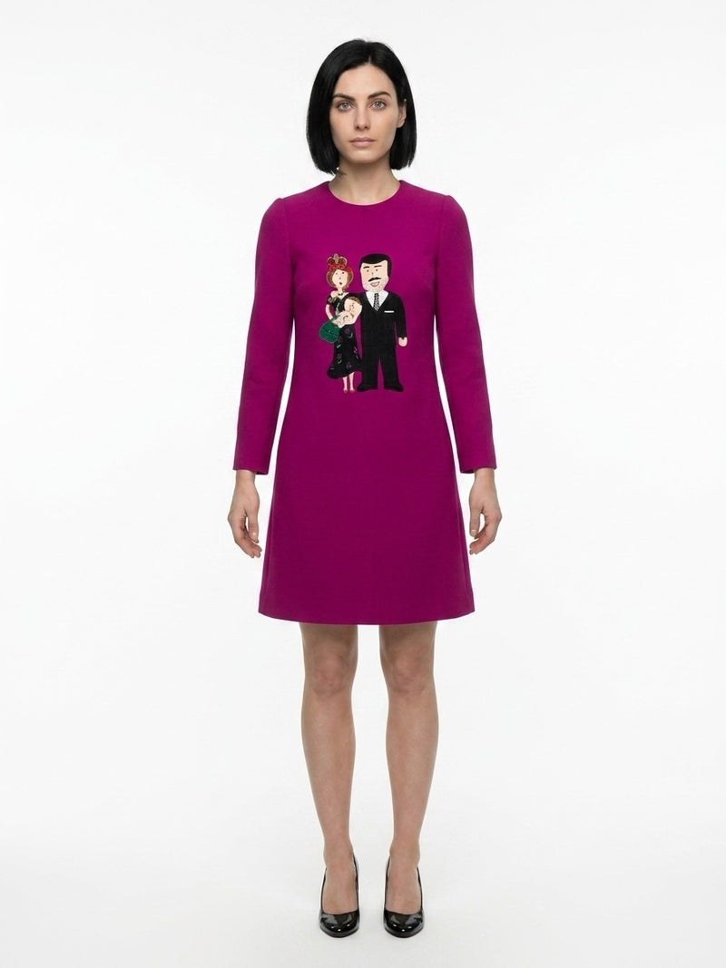 Dolce & Gabbana Pink Polyester Casual Dress