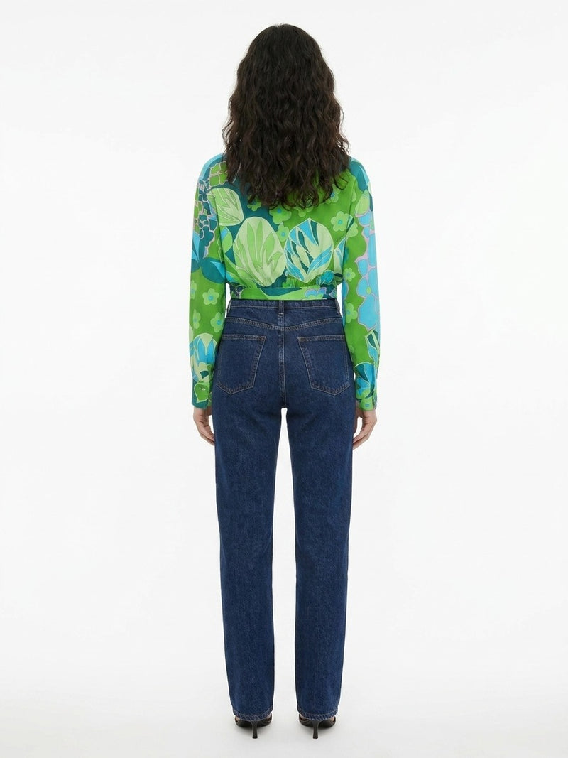 Dolce & Gabbana Multicolor Elastane Blouse