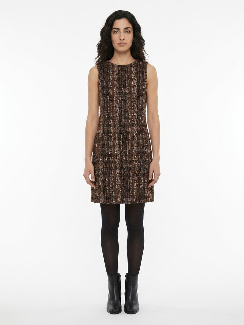 Dolce & Gabbana Brown Acetate Casual Dress