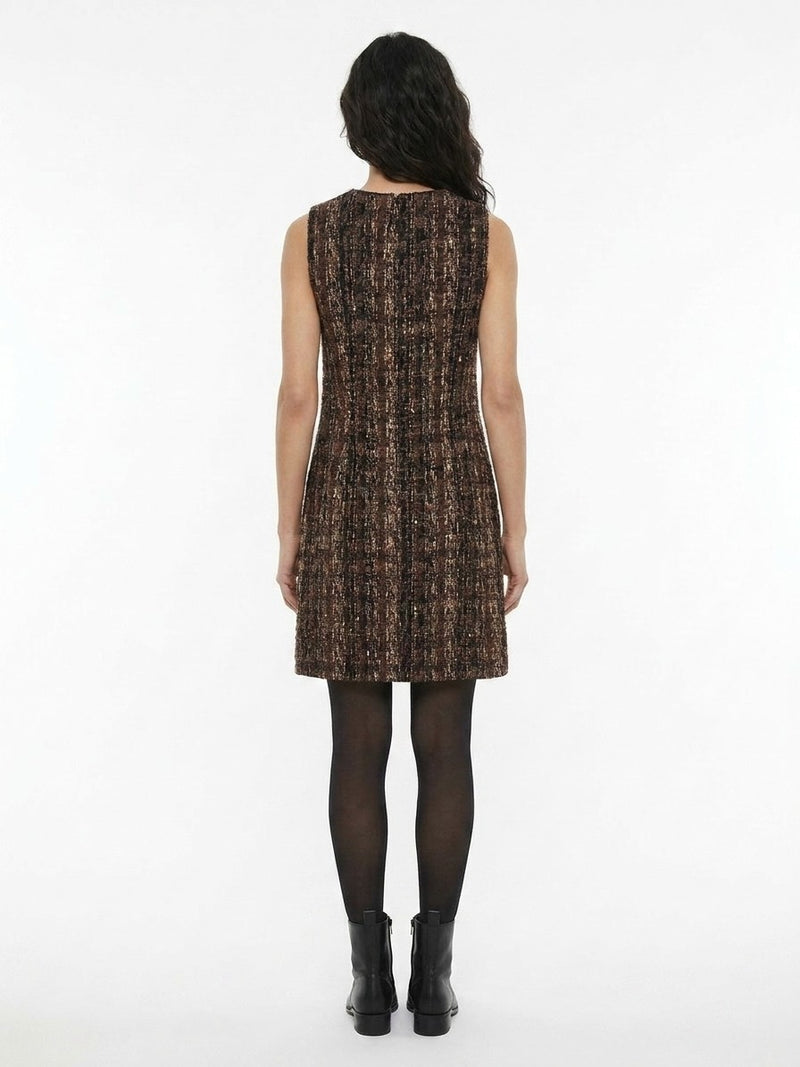 Dolce & Gabbana Brown Acetate Casual Dress
