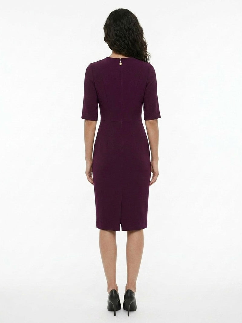 Dolce & Gabbana Purple Acetate Casual Dress