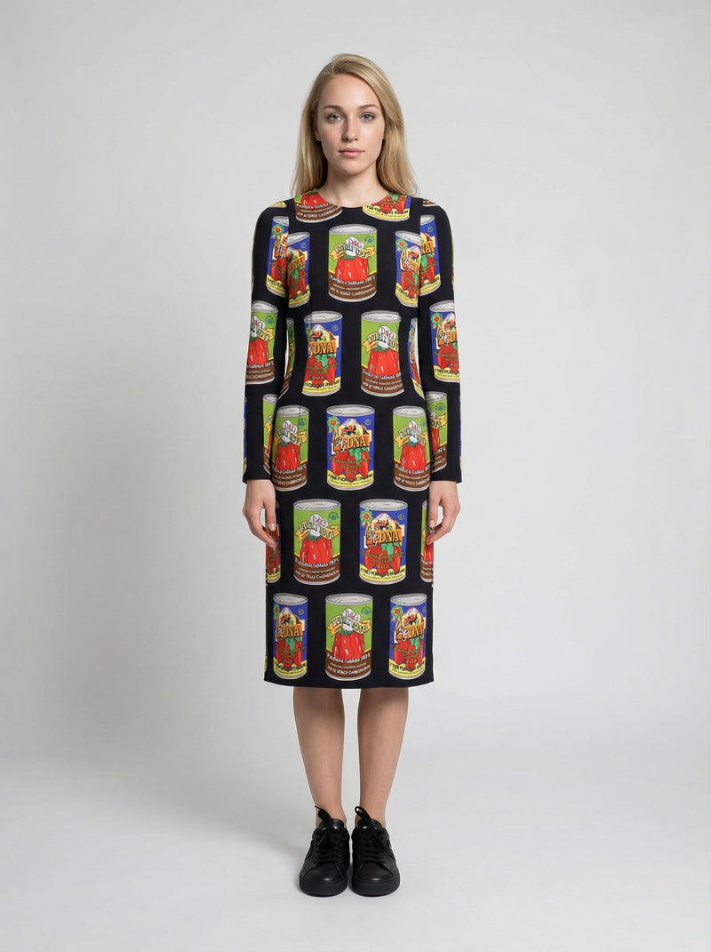 Dolce & Gabbana Multicolor Elastane Casual Dress