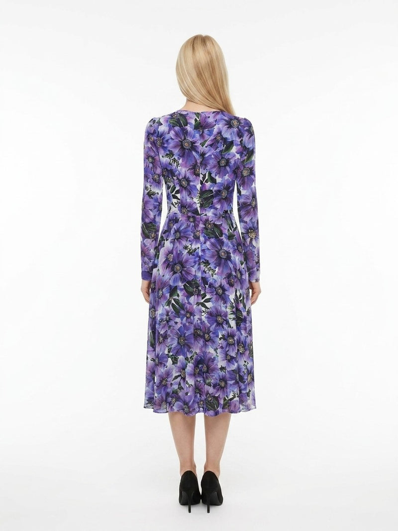 Dolce & Gabbana Multicolor Silk Casual Dress