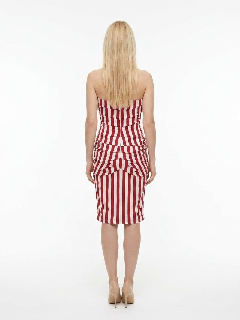 Dolce & Gabbana Red Elastane Casual Dress