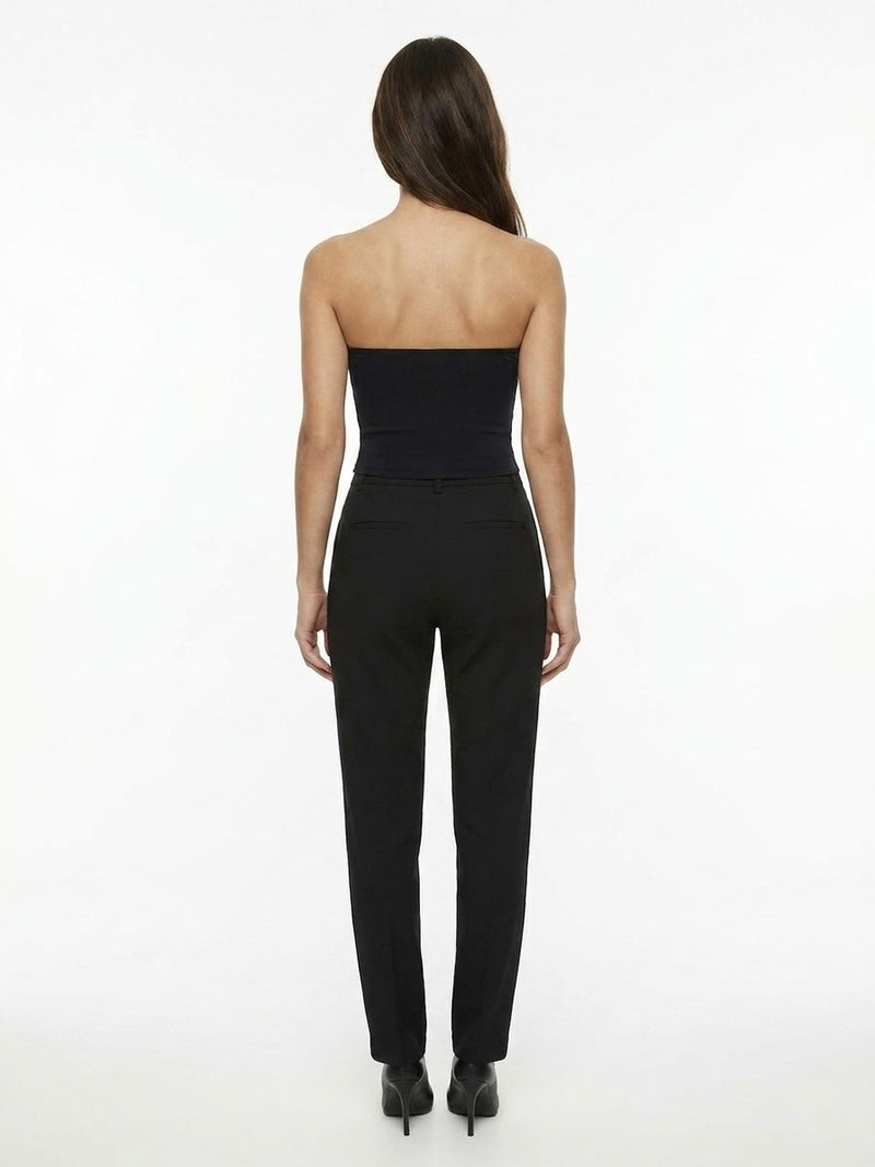 Dolce & Gabbana Black Cotton Sleeveles T-Shirt