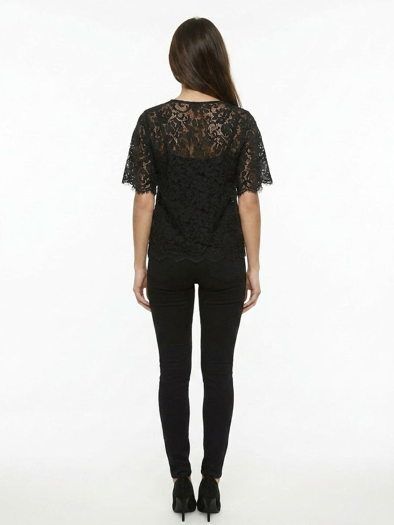Dolce & Gabbana Black Cotton T-Shirt
