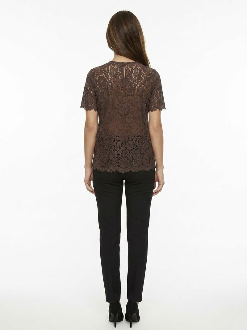 Dolce & Gabbana Brown Cotton T-Shirt