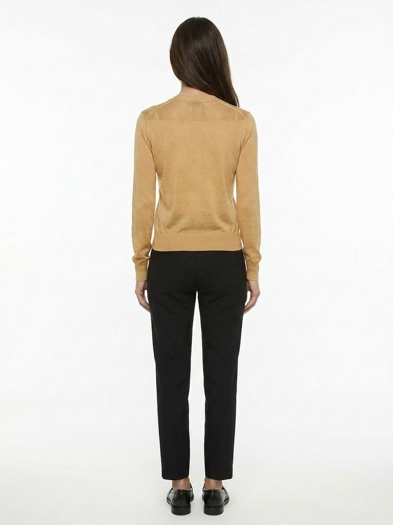 Dolce & Gabbana Yellow Cotton Cardigan
