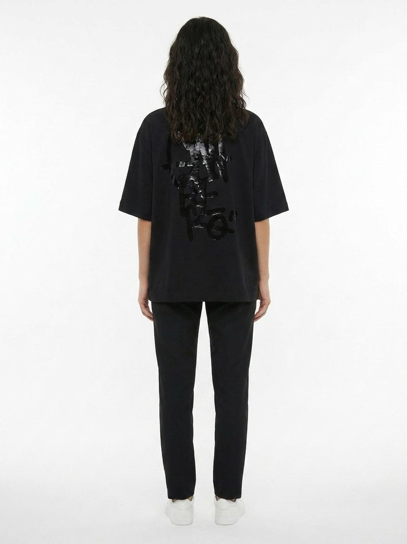 Dolce & Gabbana Black Cotton T-Shirt