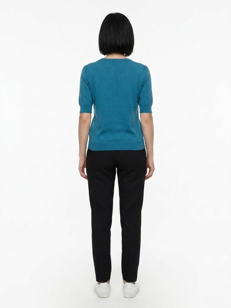 Dolce & Gabbana Blue Silk Sweatshirt