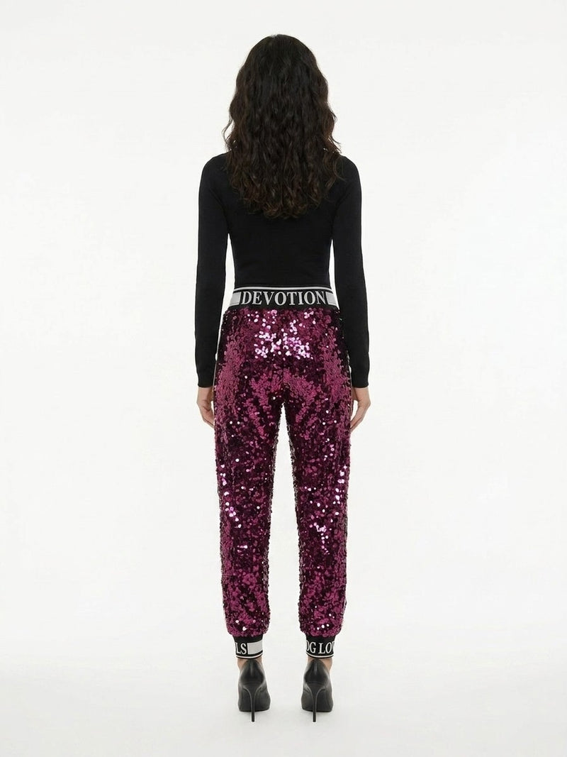Dolce & Gabbana Multicolor Polyester Casual Pants