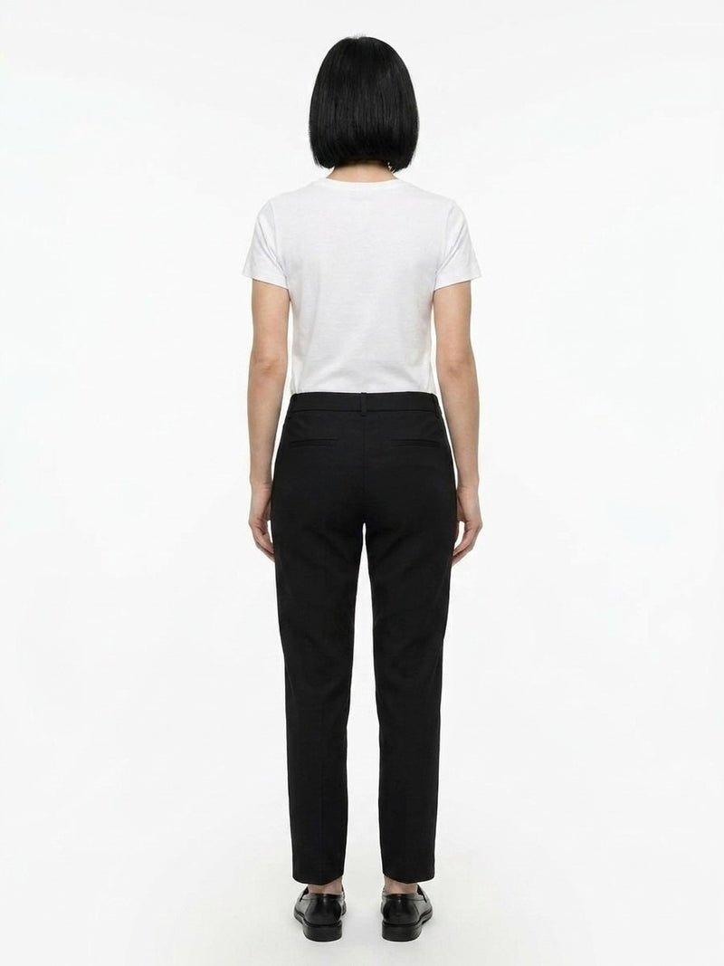 Dolce & Gabbana Black Cotton Casual Pants
