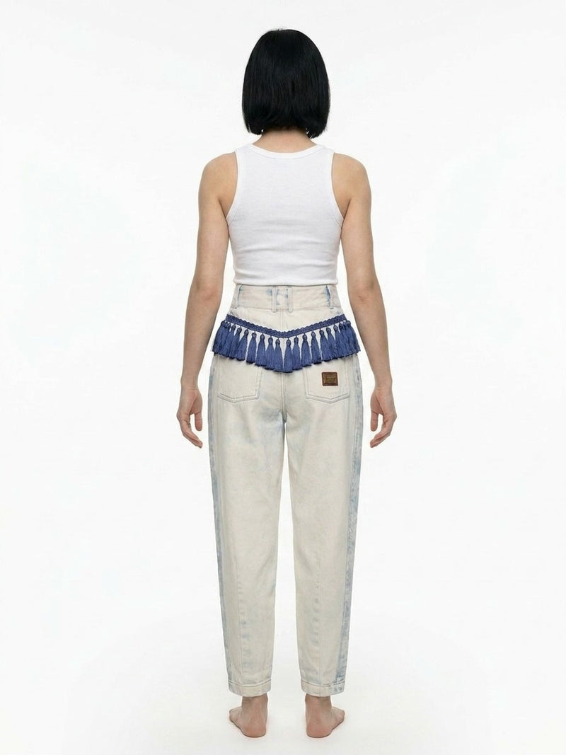 Dolce & Gabbana Beige Cotton Casual Pants