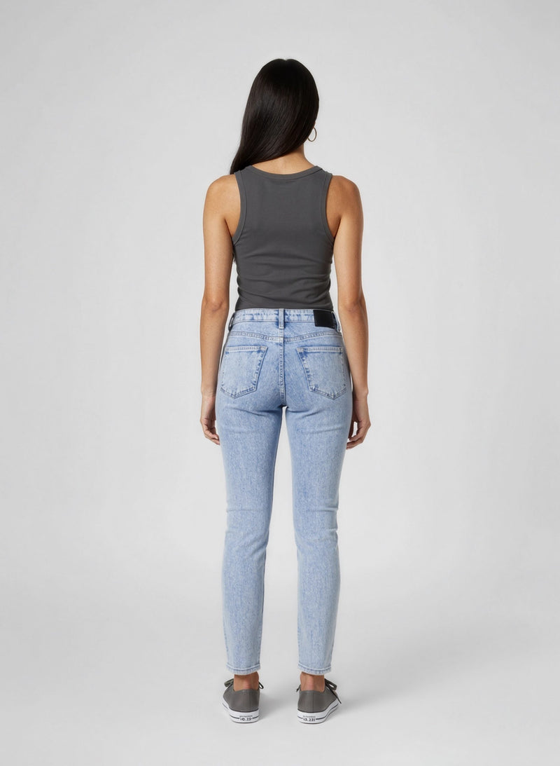 Dolce & Gabbana Blue Cotton Straight-Leg Jeans