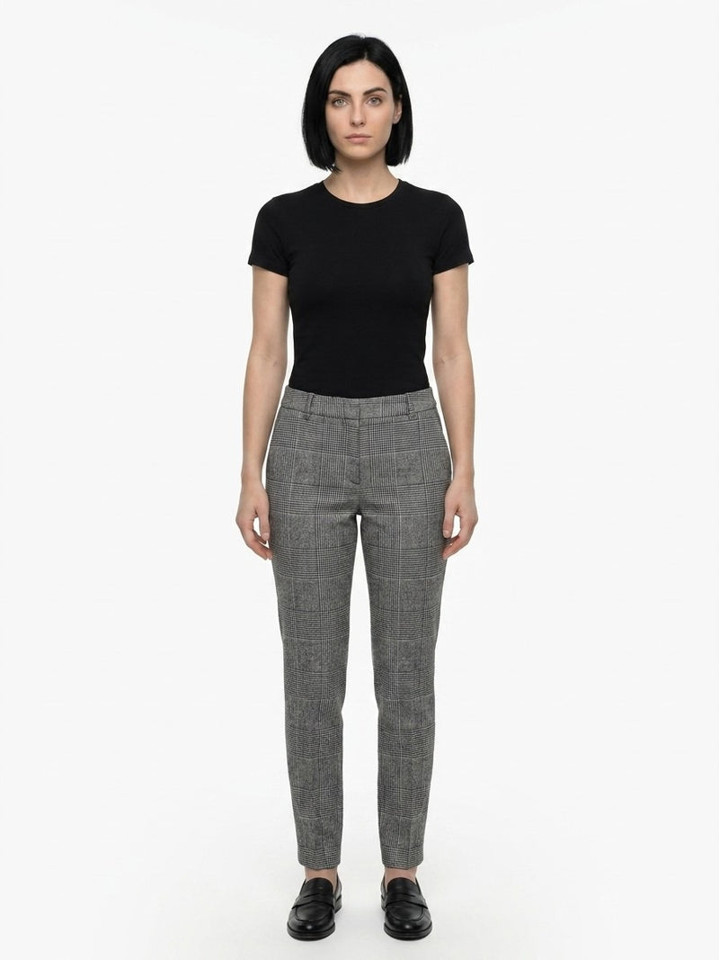 Dolce & Gabbana Gray Elastane Dress Pants