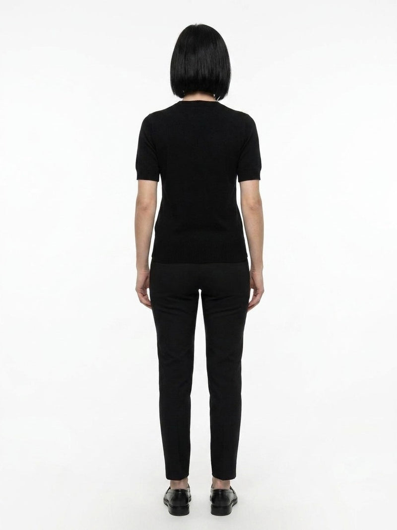 Dolce & Gabbana Black Cashmere Sweatshirt