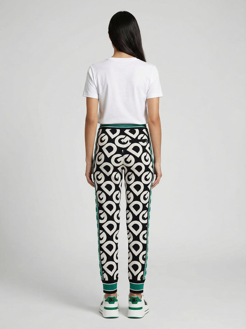 Dolce & Gabbana Multicolor Polyamide Joggers (Workout Pants)