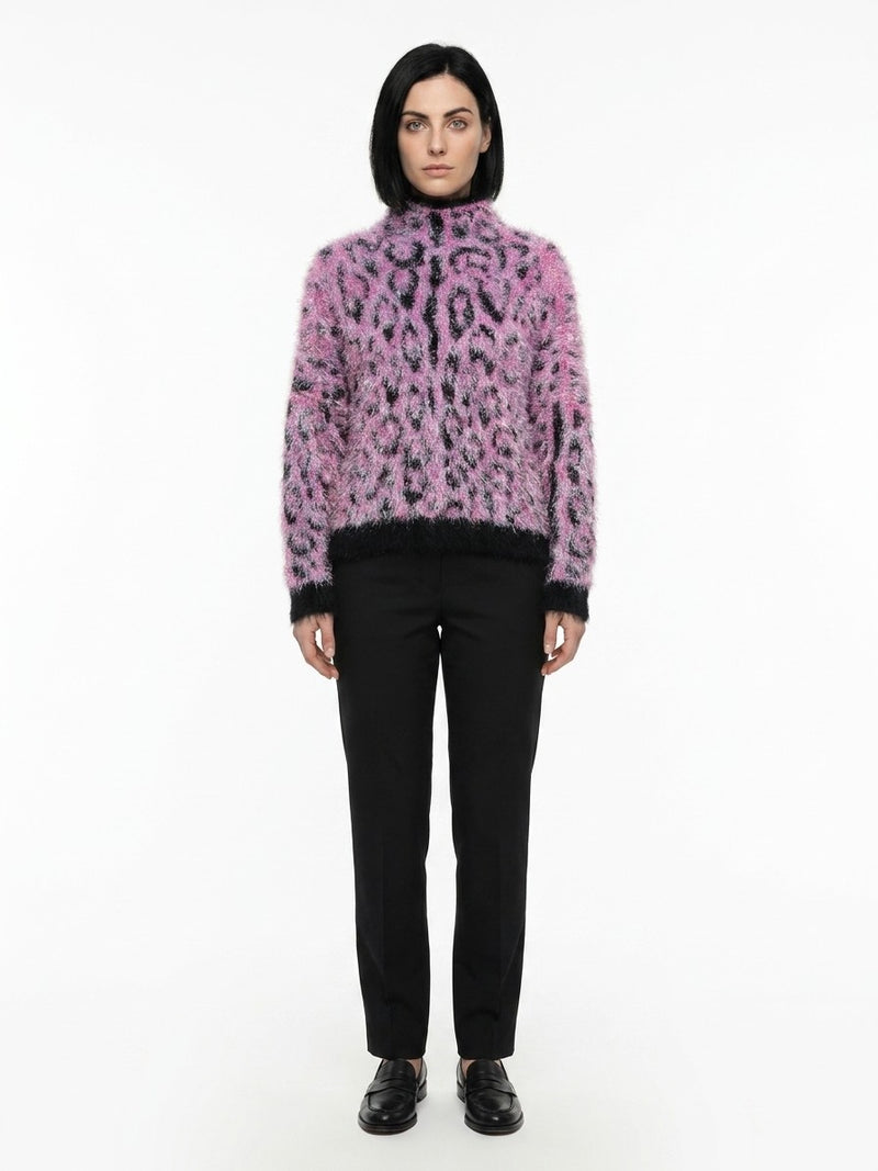 Dolce & Gabbana Bicolor Virgin Wool Turtleneck