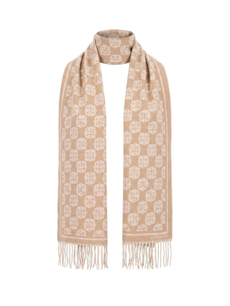 Givenchy Beige Wool Scarf