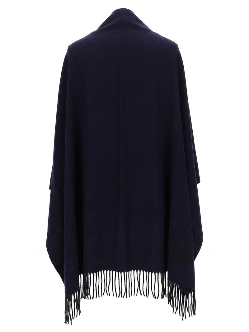 Givenchy Blue Wool Scarf