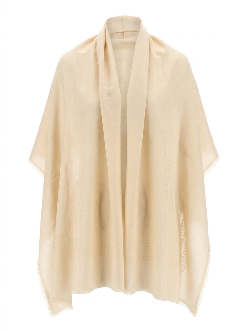 Givenchy Beige Silk Scarf