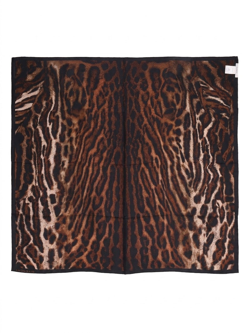 Givenchy Brown Silk Foulard