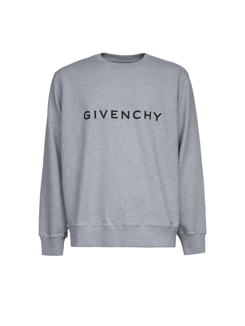 Givenchy Gray Cotton Sweatshirt