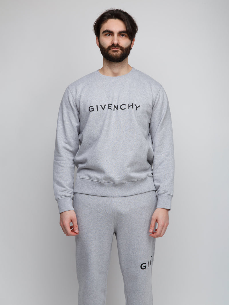 Givenchy Gray Cotton Sweatshirt