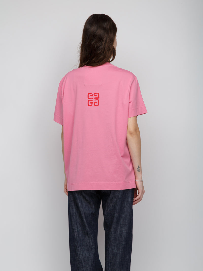 Givenchy Pink Cotton T-Shirt