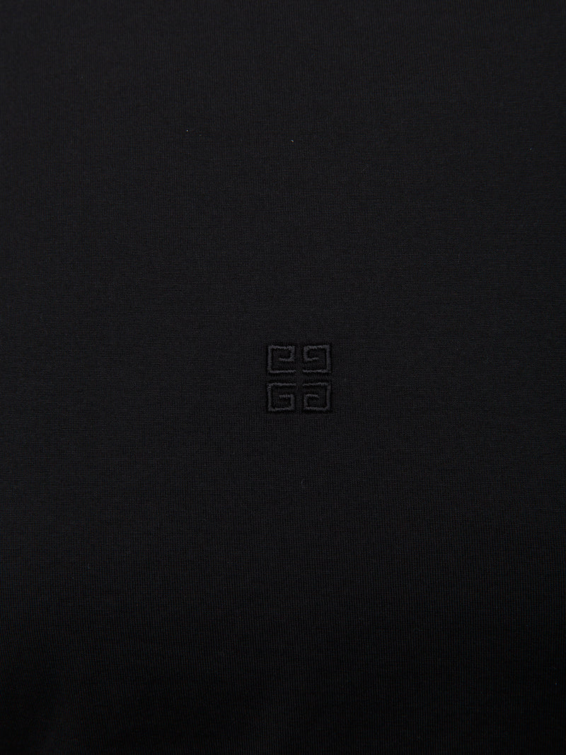 Givenchy Black Cotton Long Sleeve T-Shirt