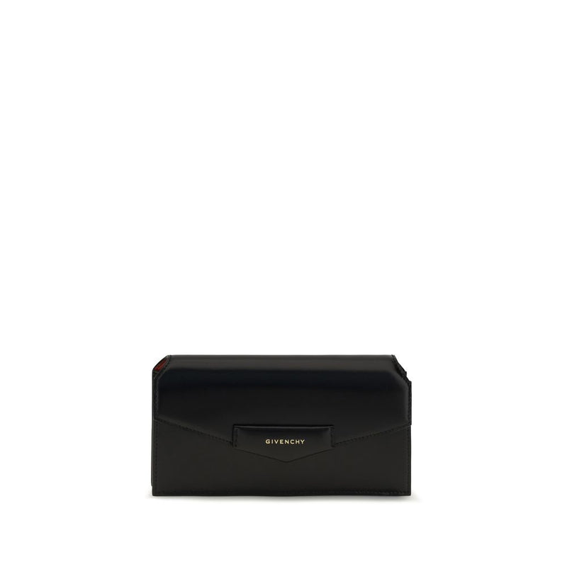 Givenchy Black Calf Leather Bos Taurus Clutch Bag