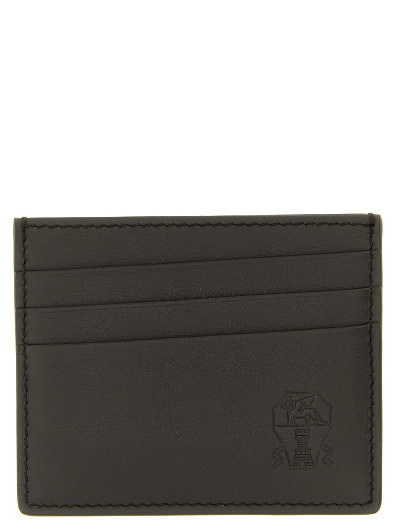 Brunello Cucinelli Black Calfskin Cardholder