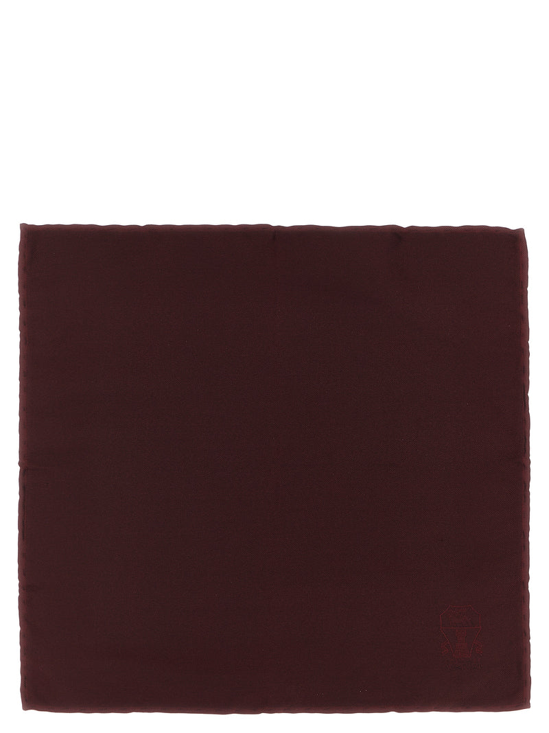 Brunello Cucinelli Bordeaux Silk Other Accessories